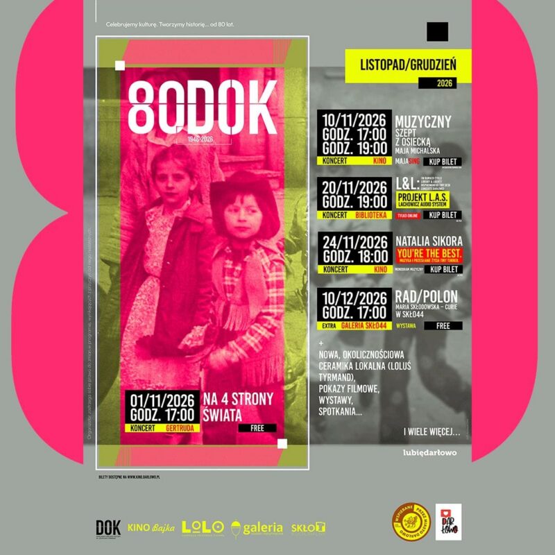 Darłowo: 80 lat Darłowskiego Ośrodka Kultury. Bogaty program jubileuszu