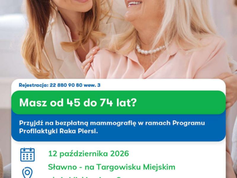 Bezpłatne badania mammograficzne dla mieszkanek Sławna