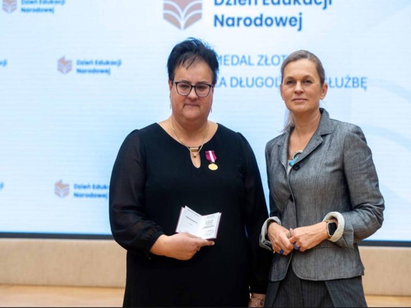 Malechowo: Anna Michlewicz odznaczona Złotym Medalem za Długoletnią Służbę