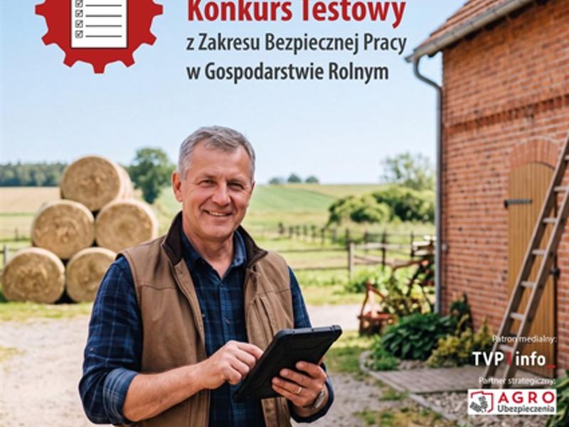 Gmina Postomino: Konkurs KRUS dla rolników – sprawdź wiedzę o bezpiecznej pracy