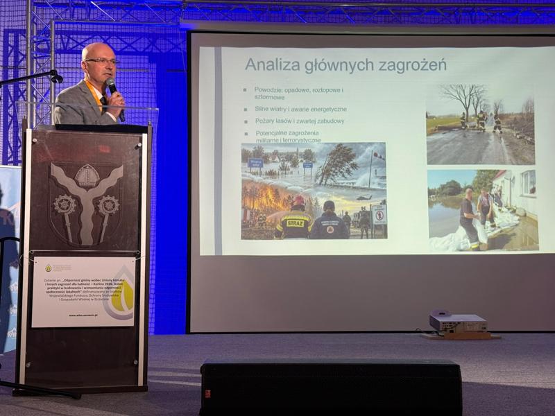 Darłowo: Wójt Głażewski o odporności samorządów na zagrożenia klimatyczne